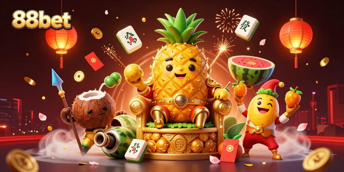 Experience thrilling gaming action at 88bet with vibrant characters and casino elements captured in detail.