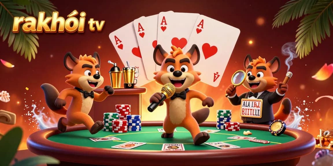 Engage with ra khơi tv's lively casino scene, showcasing hyenas in vibrant interactions.
