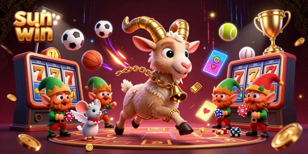 Experience thrilling gameplay with sun win in an exciting casino scene featuring dynamic characters and game elements.