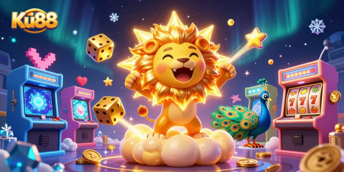 Experience thrilling gameplay at Ku88 with vibrant 3D casino scenes and dynamic slot action.