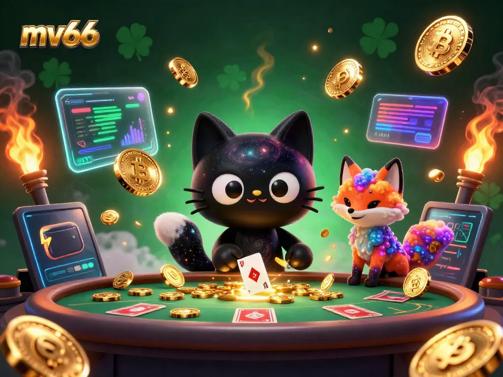 Experience the thrill of mv66 with a captivating cosmic casino scene featuring vibrant characters and dynamic gameplay elements.