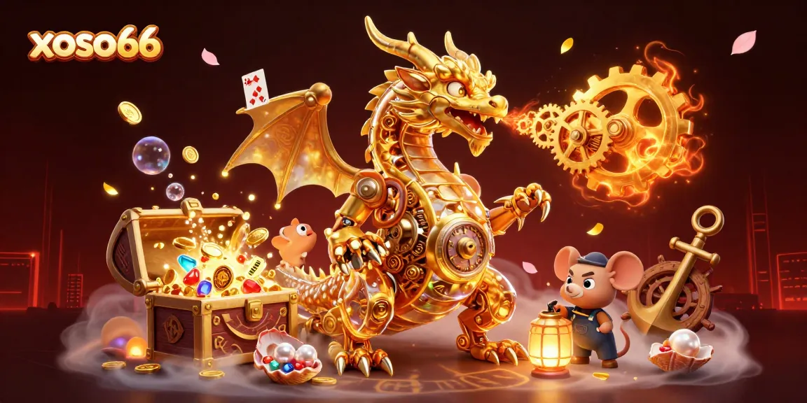 Experience thrilling wins at xoso66 with a dynamic dragon scene and sparkling treasures.